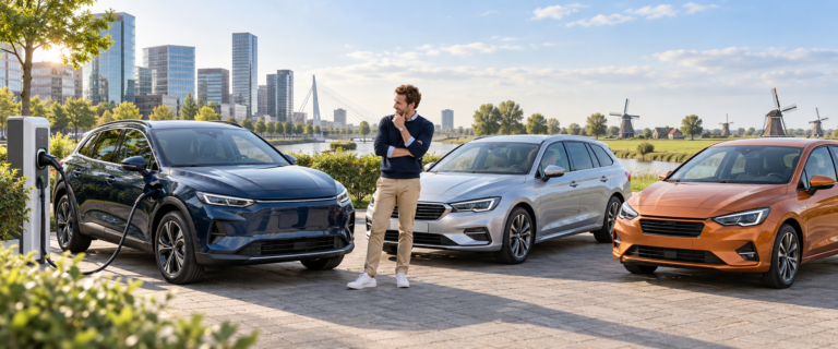 Zakelijke elektrische auto, hybride en benzineauto vergelijken